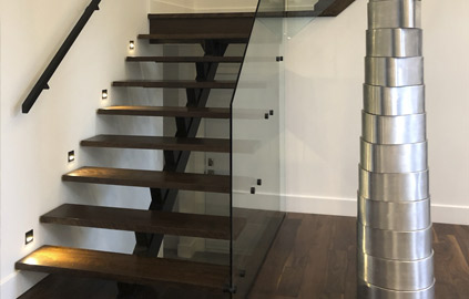 Interior railings and staircases