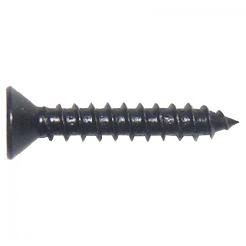 8 X 1″ Black Flat-Head Wood Screws