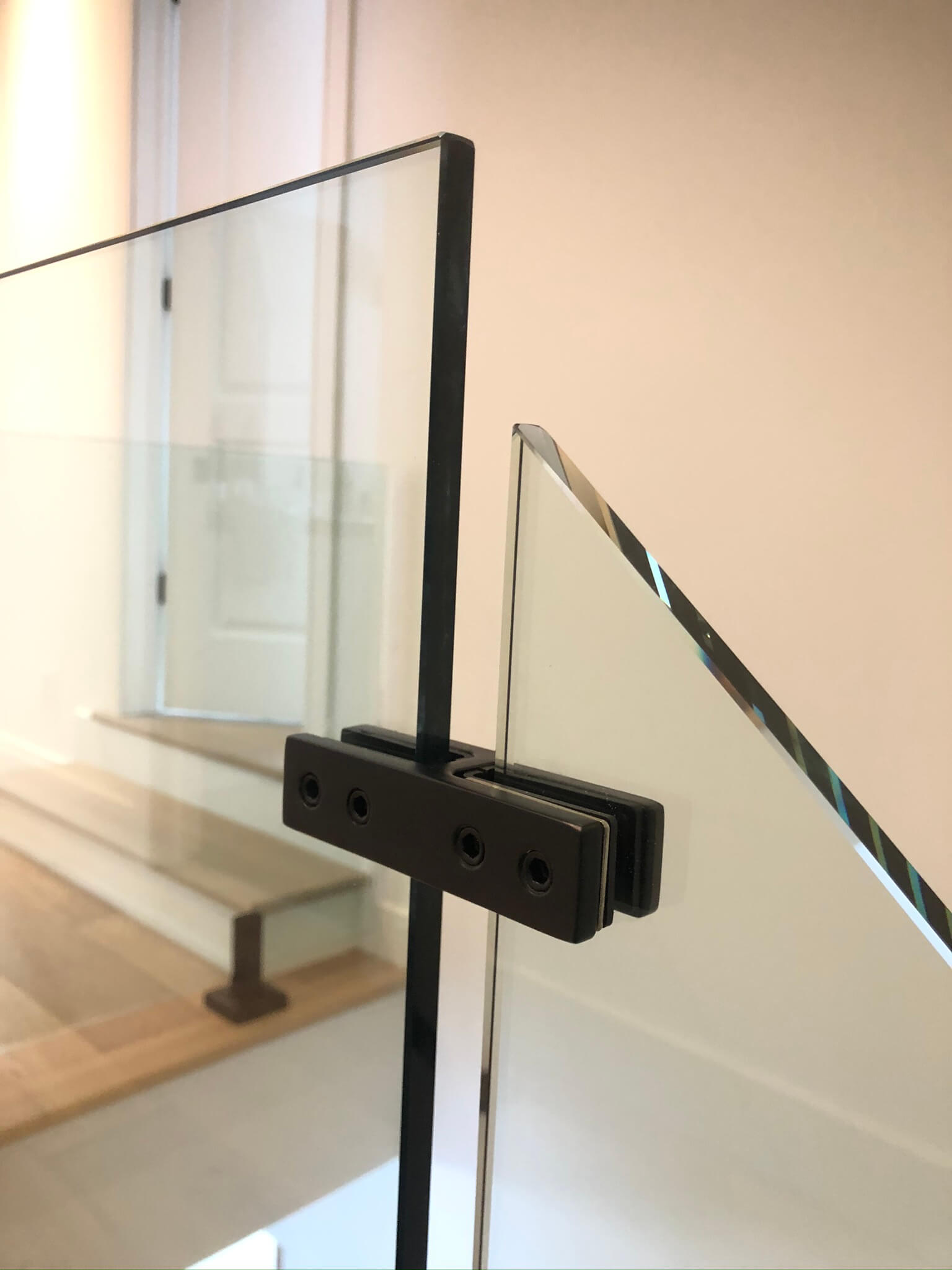 double clip for glass railing