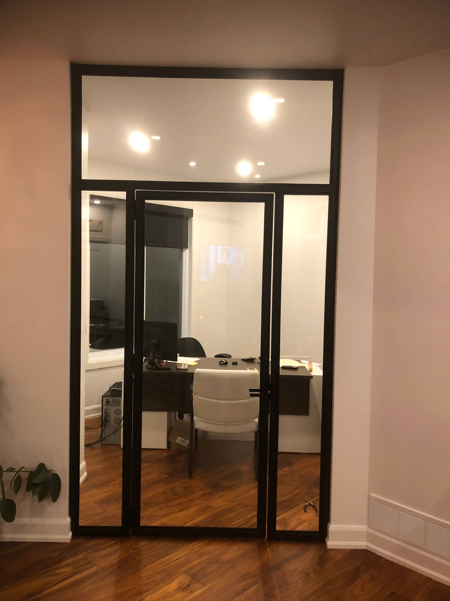 interior glass door