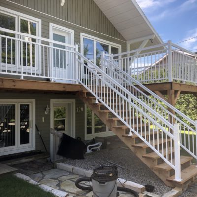 Aluminum railings and handrails in Saint-Adolphe-d’Howard