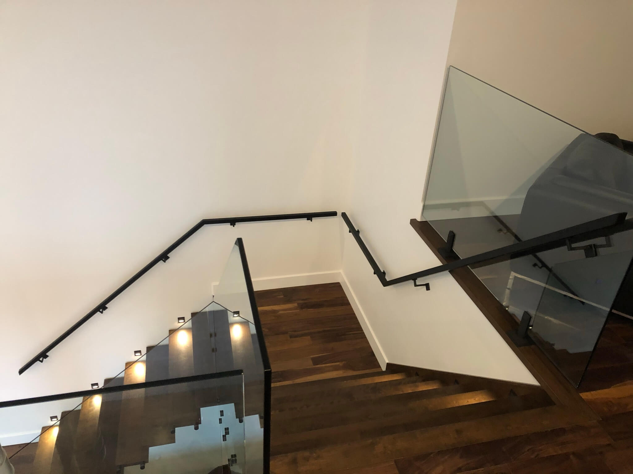 Glass railing staircase - Lorraine - 010