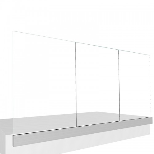 Built-in Rail for Glass Railing 5