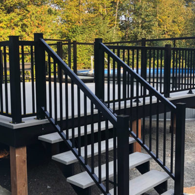 prise de mesures pour balcon, escalier et rampe