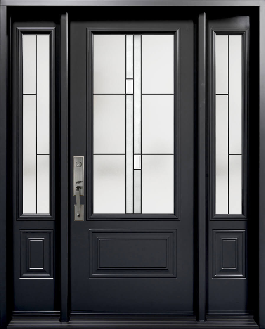 porte extérieure en acier