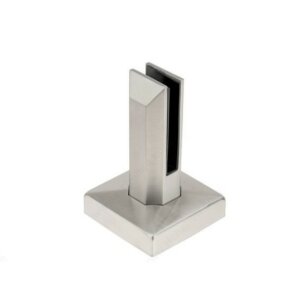 Spigot inox 3 ajustements pour rampe en verre 12 mm (2,1Kg)