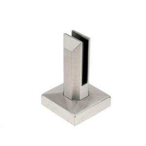 Spigot inox 2 ajustements pour rampe en verre 12 mm (1kg)