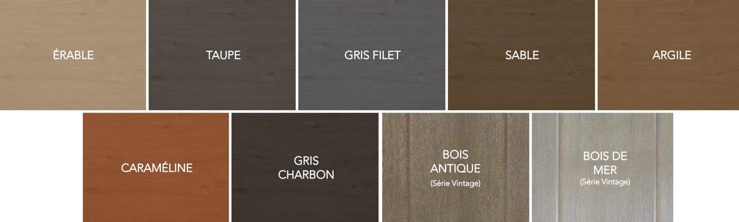 couleurs disponibles plancher d'ingénierie extérieur