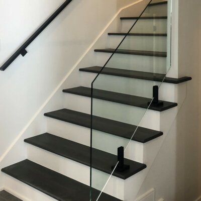 Verre trempé pour descente d’escalier