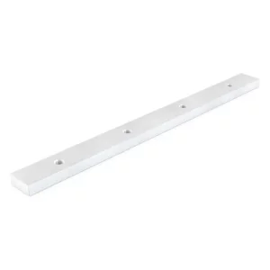 Square cap rail 180° fixed straight connector