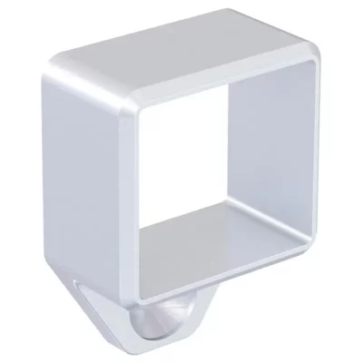 Square cap rail wall braket