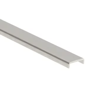 Top edge cover for 12mm glass