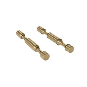 Anodized aluminum support studs for wine bottle